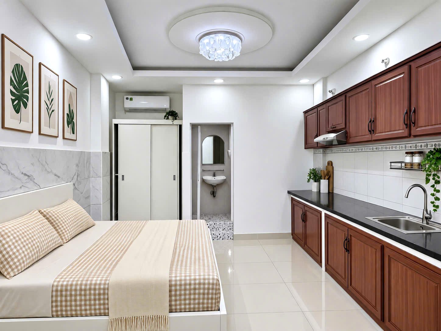 Phòng trọ có nội thất 28m² - Quận 6, TP.HCM