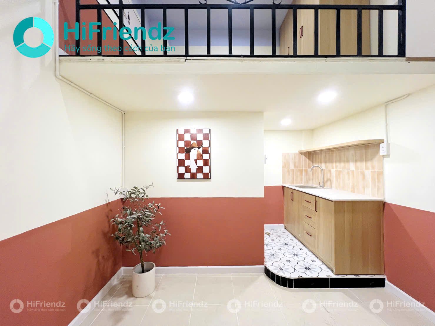 Phòng trọ có nội thất 25m² - Dĩ An, Bình Dương