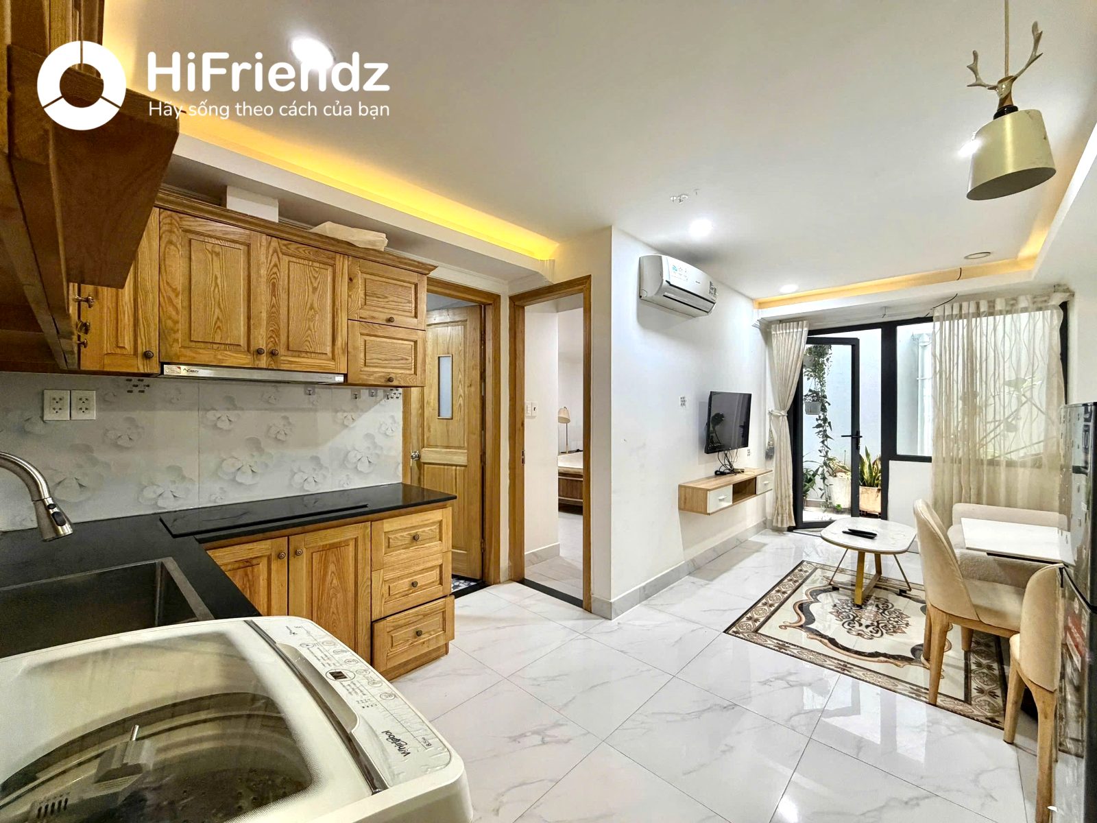 Phòng trọ có nội thất 45m² - Quận 1, TP.HCM