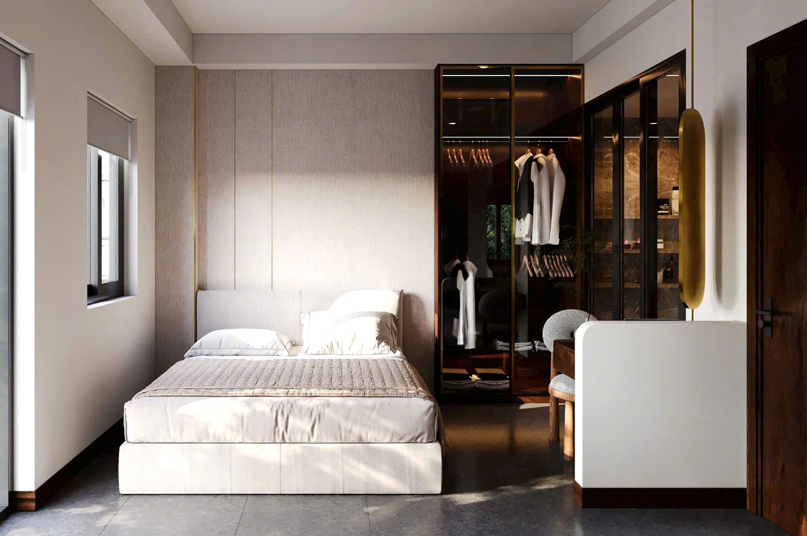 Phòng trọ có nội thất 25m² - Bình Thạnh, TP.HCM