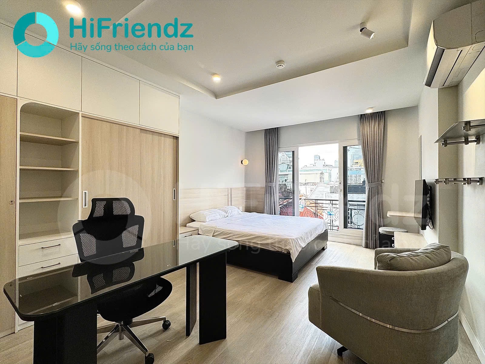 Phòng trọ có nội thất 40m² - Quận 1, TP.HCM
