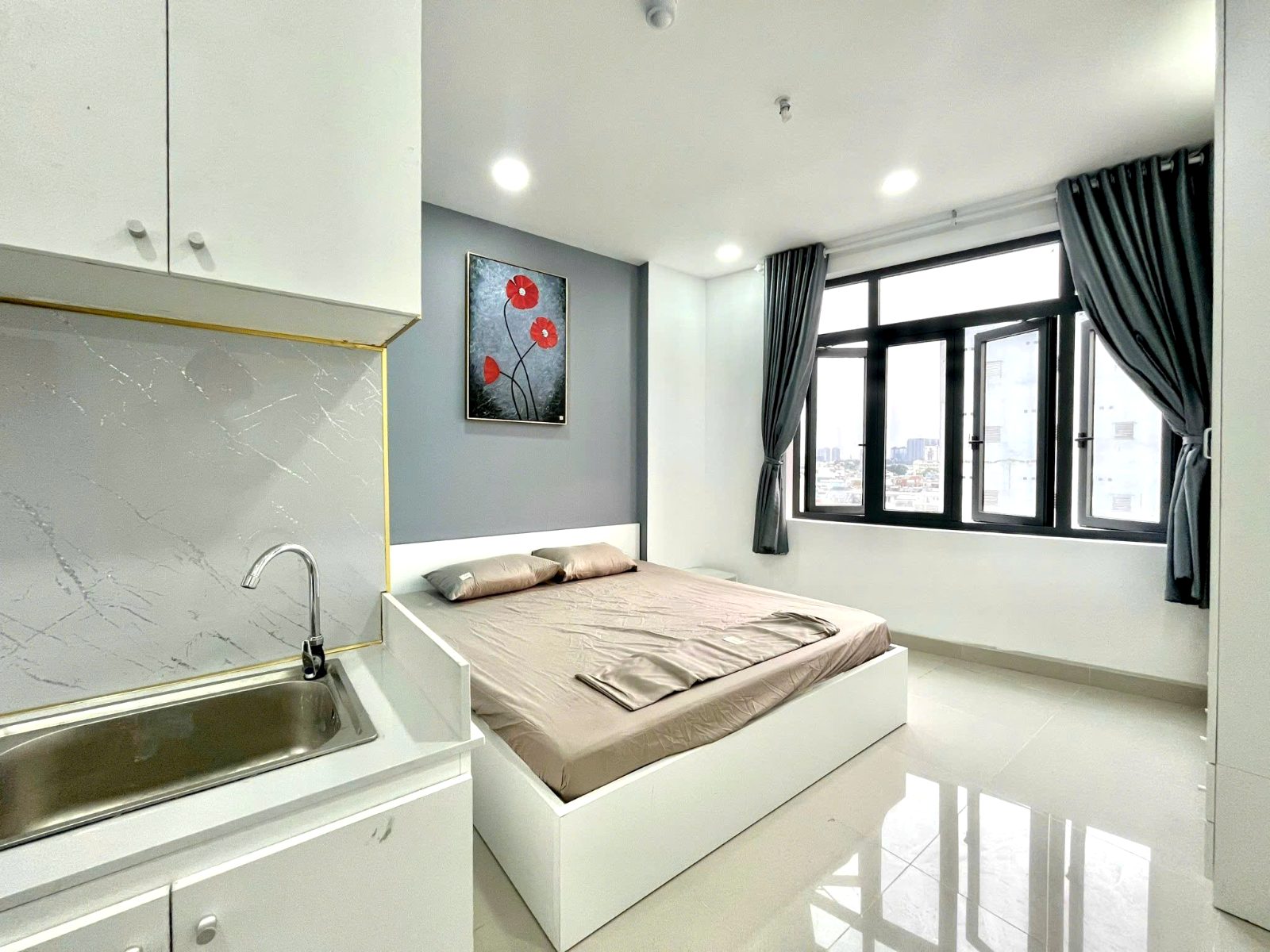 Căn hộ mini có nội thất 25m² - Tân Bình, TP.HCM