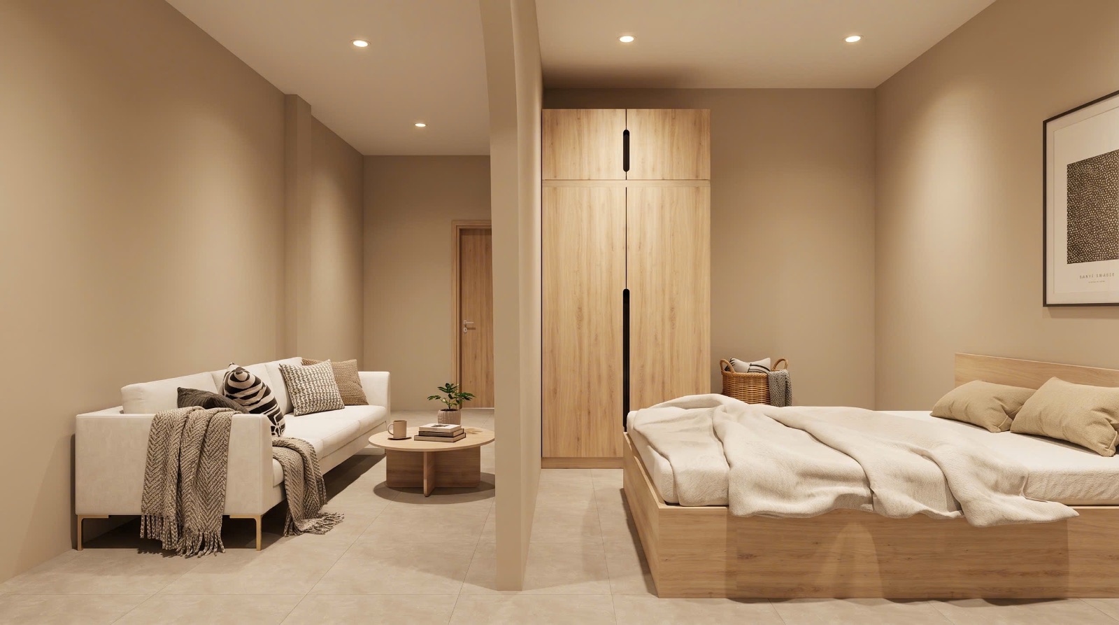 Phòng trọ có nội thất 45m² - Quận 2, TP.HCM