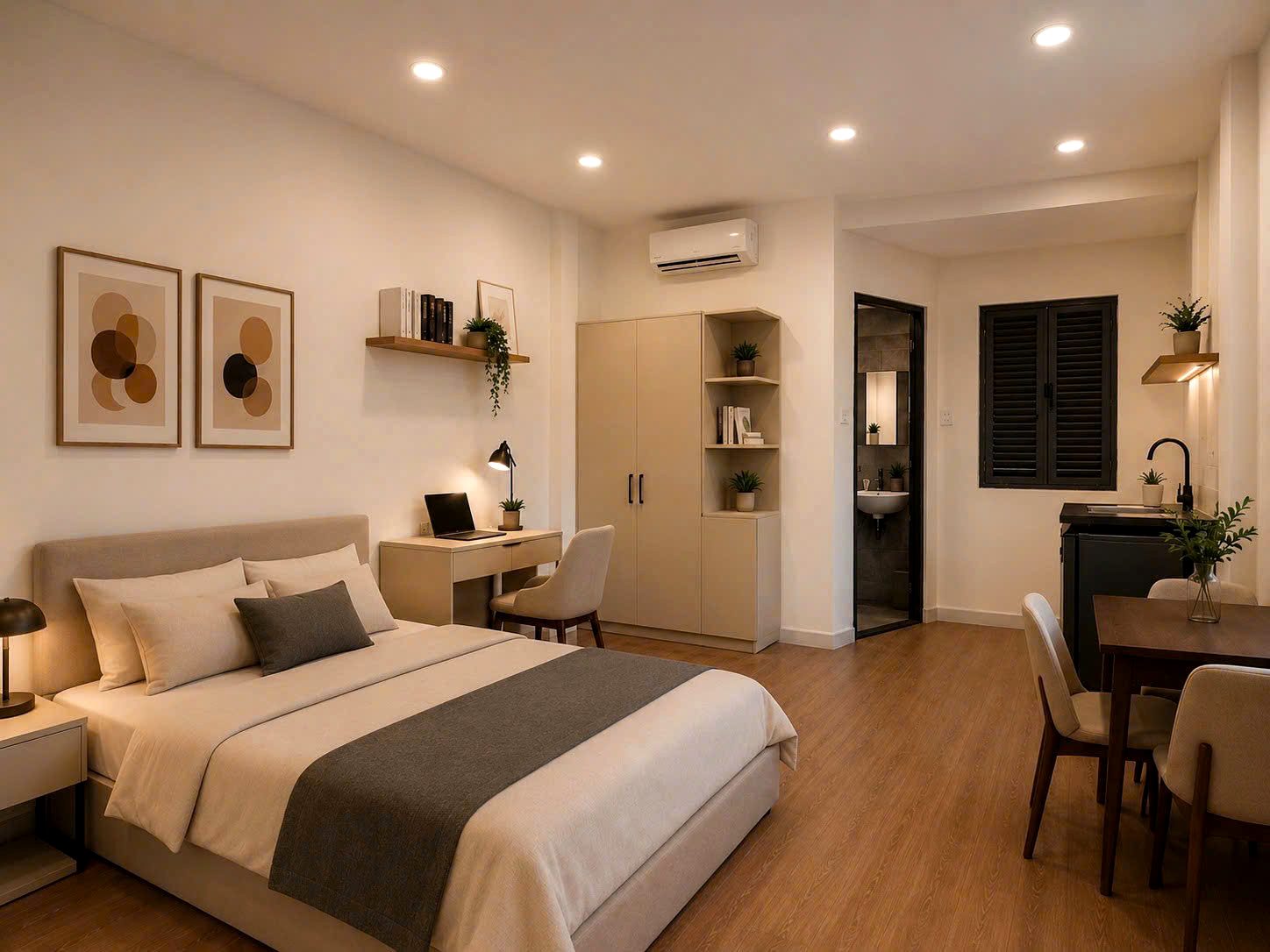 Căn hộ mini có nội thất 20m² - Tân Bình, TP.HCM