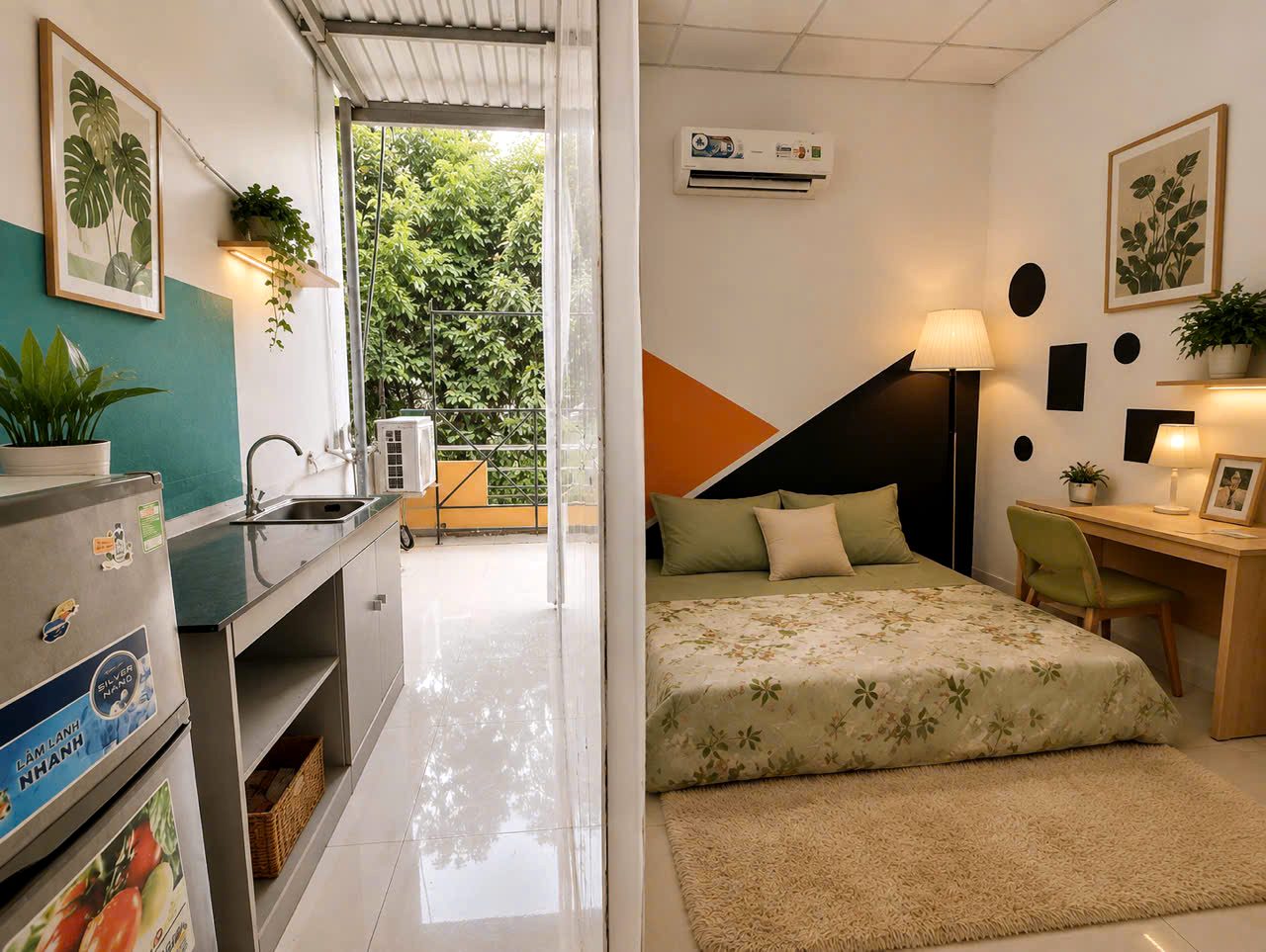 Phòng trọ có nội thất 35m² - Bình Thạnh, TP.HCM