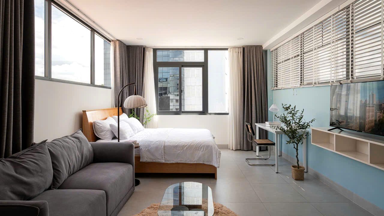 Phòng trọ có nội thất 35m² - Quận 1, TP.HCM