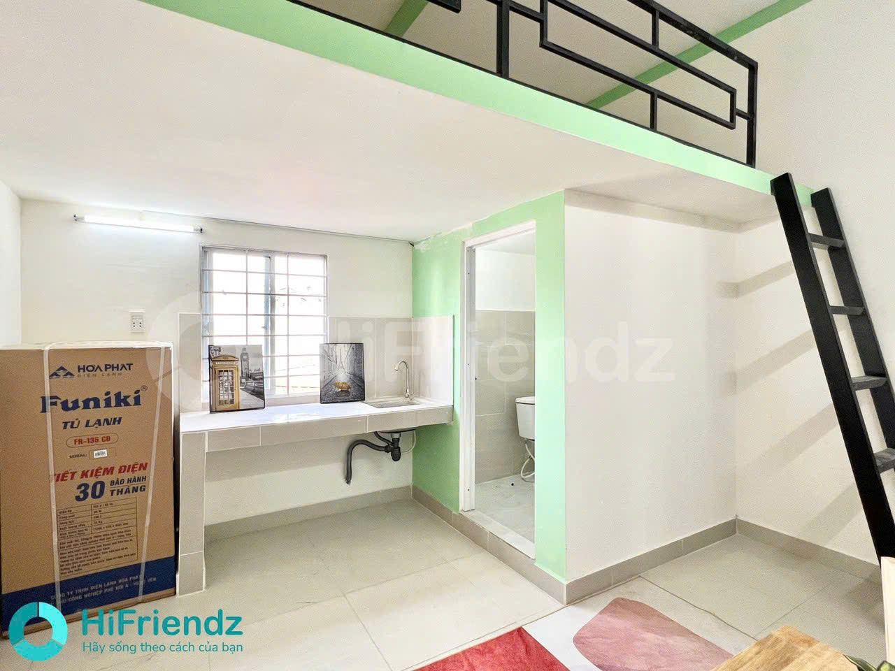 Phòng trọ có nội thất 25m² - Quận 8, TP.HCM